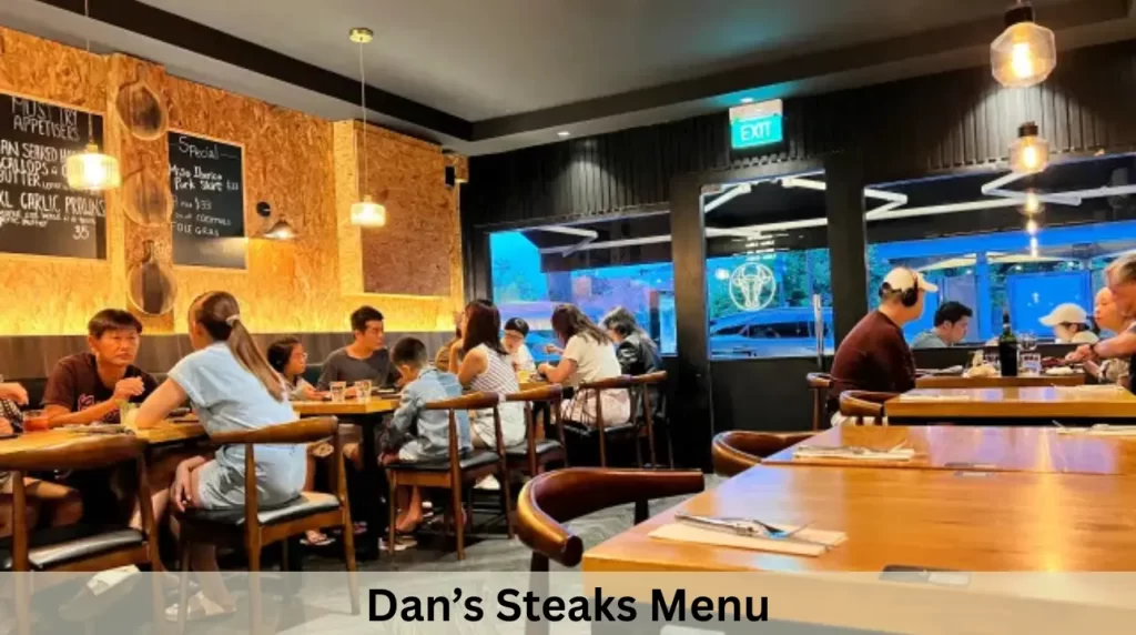 Dan’s Steaks Menu Prices