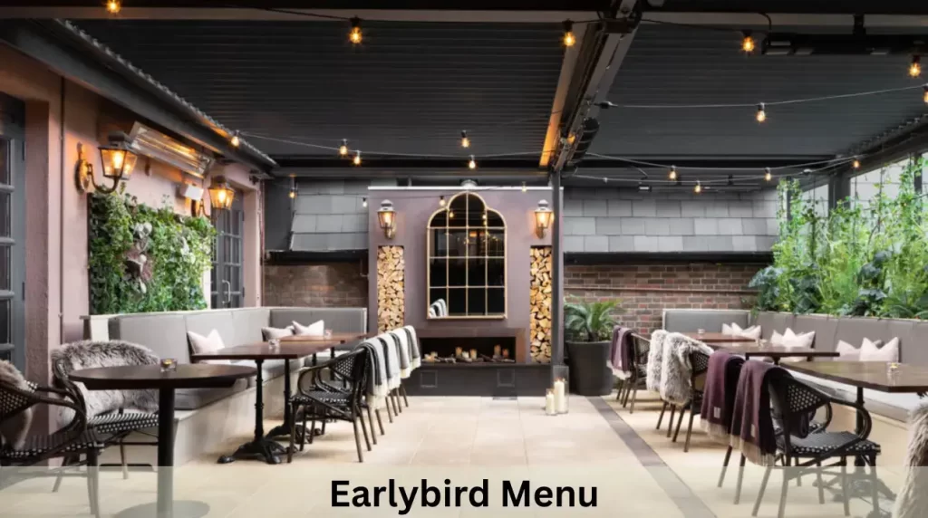 Earlybird Menu Prices