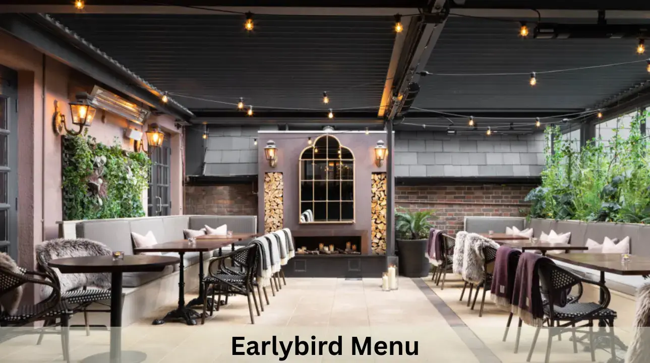 Earlybird Menu Prices