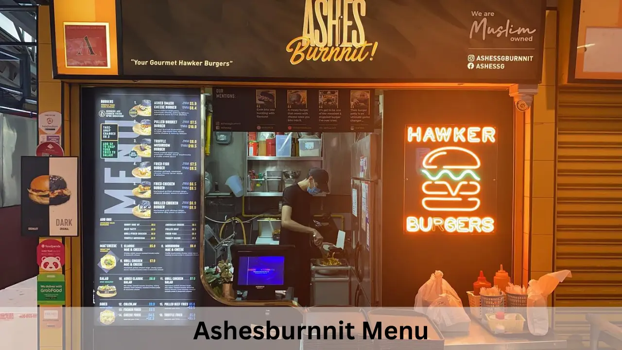 Ashesburnnit Menu Prices