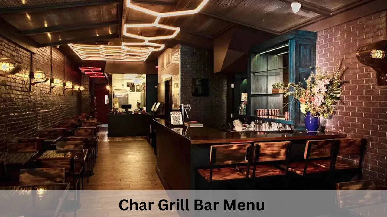 Char Grill Bar Menu Prices