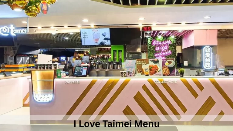 I Love Taimei Menu Prices
