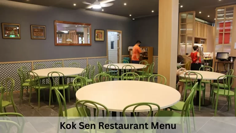 Kok Sen Restaurant Menu Prices