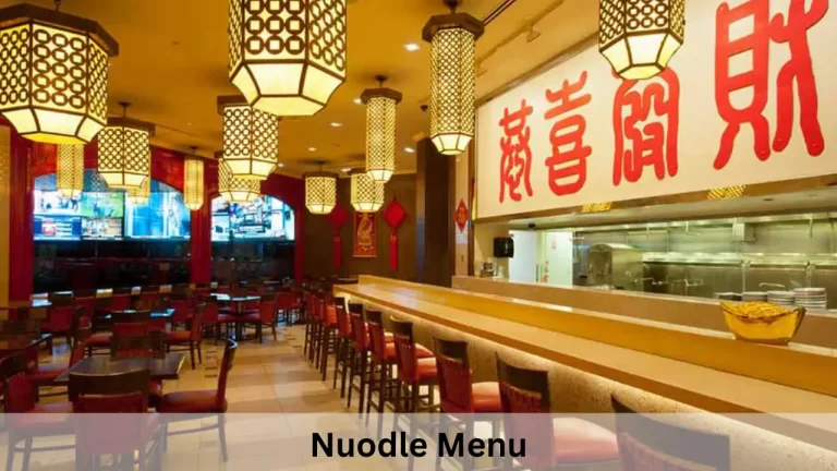 Nuodle Menu Prices