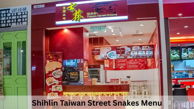 Shihlin Taiwan Street Snakes Menu Prices