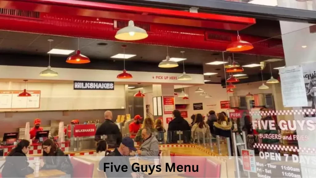 Five Guys Menu Prices