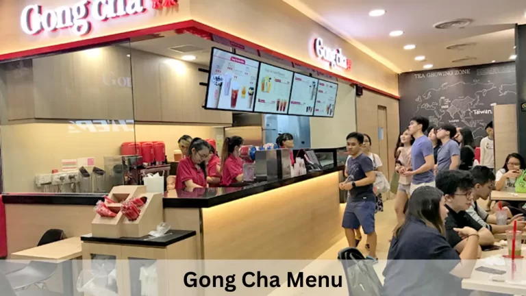 Gong Cha Menu Prices