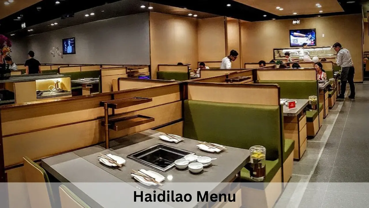 Haidilao Menu Prices