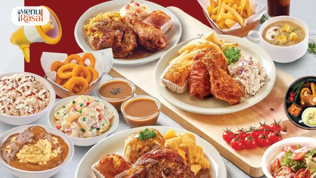 Kenny Rogers Menu Prices in Singapore