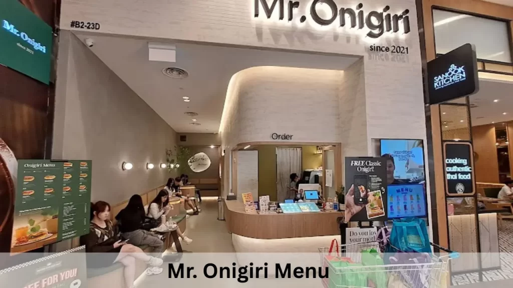 Mr. Onigiri Menu Prices