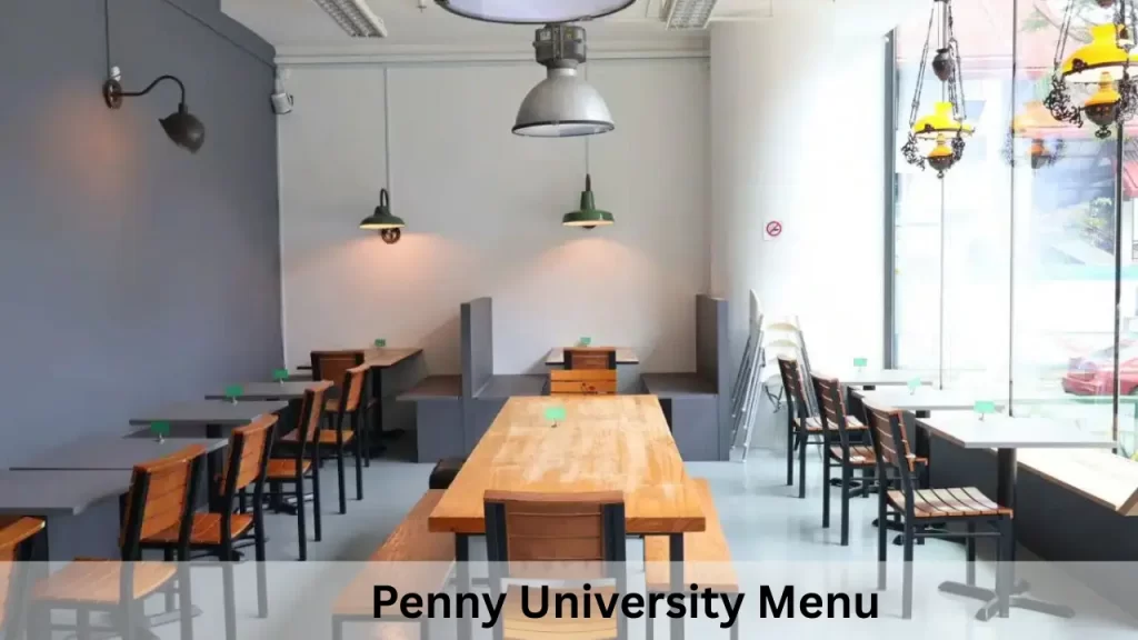 Penny University Menu Prices