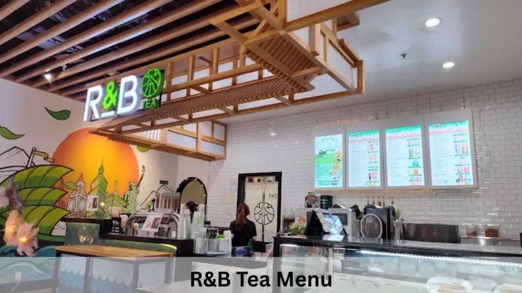 R&B Tea Menu Prices