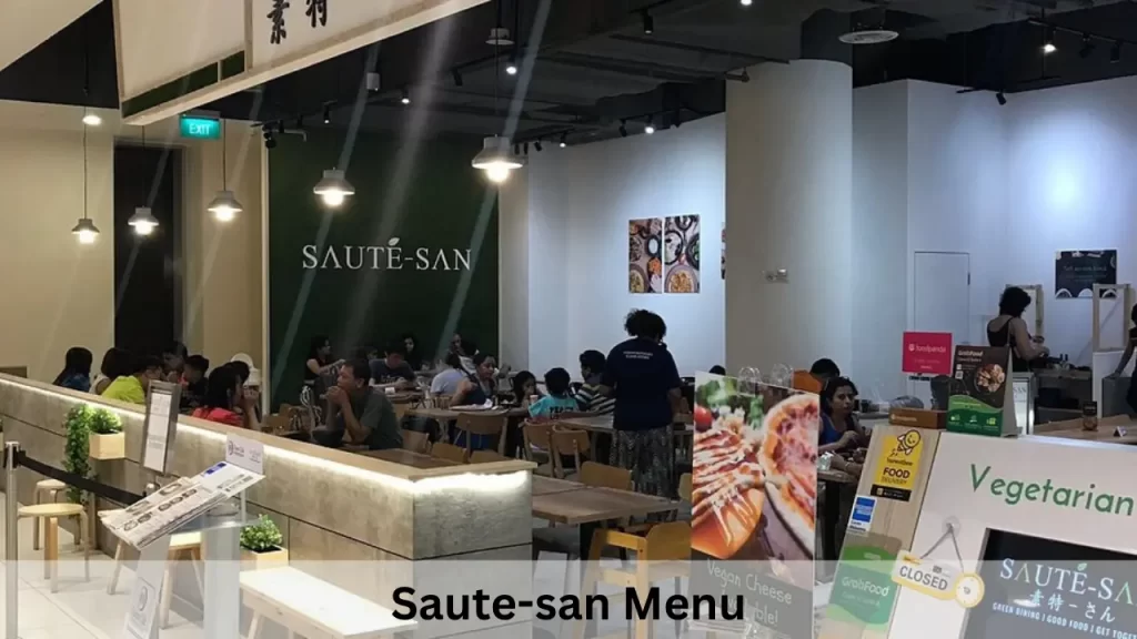 Saute-san Menu Prices