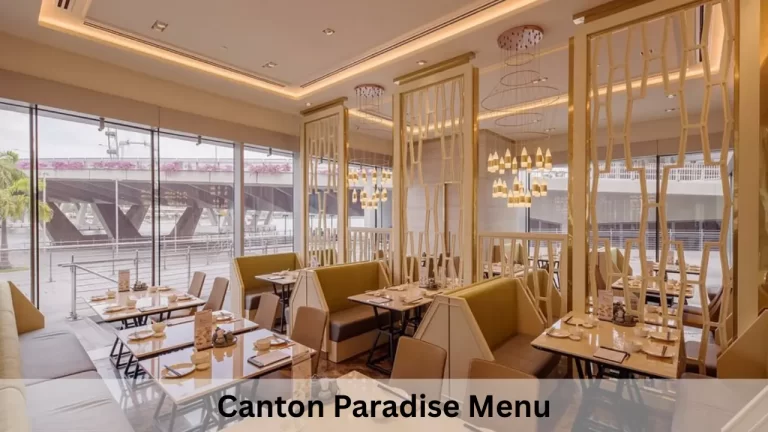 Canton Paradise Menu Prices