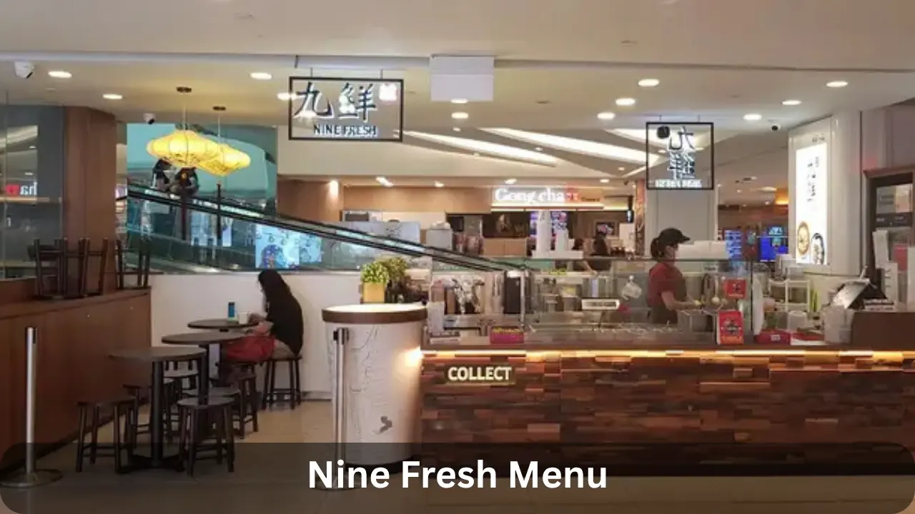 Nine Fresh Menu Prices